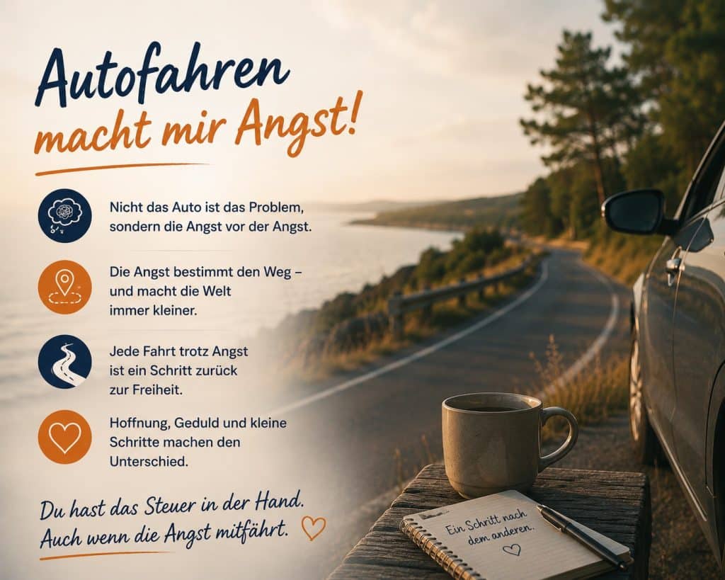 Angst vor dem Autofahren